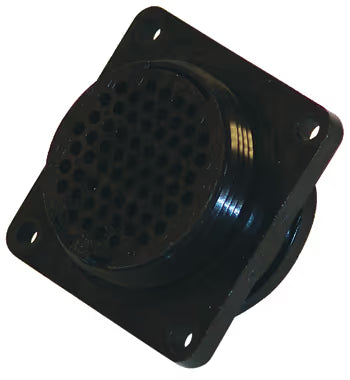 TE Connectivity Aviation Connectors CIRCULAR CONNECTOR/Male, 63 pin, panel mount, straight angle, threaded. 205843-1 CIRCULAR CONNECTOR/Male, 63 pin, panel mount, straight angle, threaded.