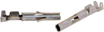 TE Connectivity Aviation Connectors CONTACT/Female (socket), crimp, brass material, tin plating, 600 V, 19 A. Mate-N-Lok series. For use with 24-18 gauge wi 350689-1 CONTACT/Female (socket), crimp, brass material, tin plating, 600 V, 19 A. Mate-N-Lok series. For use with 24-18 gauge wi