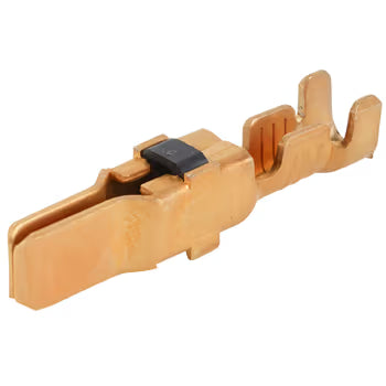 TE Connectivity Aviation Connectors CONTACT PIN/Male, gold plating, MATE-N-LOK series. TYPE XII. For use with 14-12 gauge wire. 66261-2 CONTACT PIN/Male, gold plating, MATE-N-LOK series. TYPE XII. For use with 14-12 gauge wire.