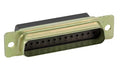 TE Connectivity Aviation Connectors D CONNECTOR/25 position, male, crimp termination, 2 rows, 3 (B) shell size, wire mount. ROHS compliant. 52052081 D CONNECTOR/25 position, male, crimp termination, 2 rows, 3 (B) shell size, wire mount. ROHS compliant.