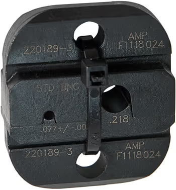 TE Connectivity Aviation Connectors DIE SET/For use with O military type, 58433-1/2/3. 220189-3 DIE SET/For use with O military type, 58433-1/2/3.
