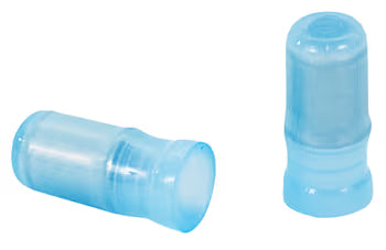 TE Connectivity Aviation Connectors END SPLICE/Female, insulated, blue, copper material, vinyl insulation. 324 series. For use with 16-14 gauge wire. 324486 END SPLICE/Female, insulated, blue, copper material, vinyl insulation. 324 series. For use with 16-14 gauge wire.