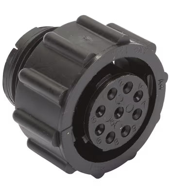 TE Connectivity Aviation Connectors Free Hanging Circular Socket Connector 206485-1 Free Hanging Circular Socket Connector
