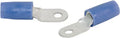 TE Connectivity Aviation Connectors RING TERMINAL/#10 stud/tab size, female, insulated, blue, tin plating, copper material, nylon insulation. For use with 6 324046 RING TERMINAL/#10 stud/tab size, female, insulated, blue, tin plating, copper material, nylon insulation. For use with 6