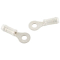 TE Connectivity Aviation Connectors RING TERMINAL/#4 stud/tab size, female, insulated, tin plating, copper material, nylon insulation, 300 VAC. For use with 323985 RING TERMINAL/#4 stud/tab size, female, insulated, tin plating, copper material, nylon insulation, 300 VAC. For use with