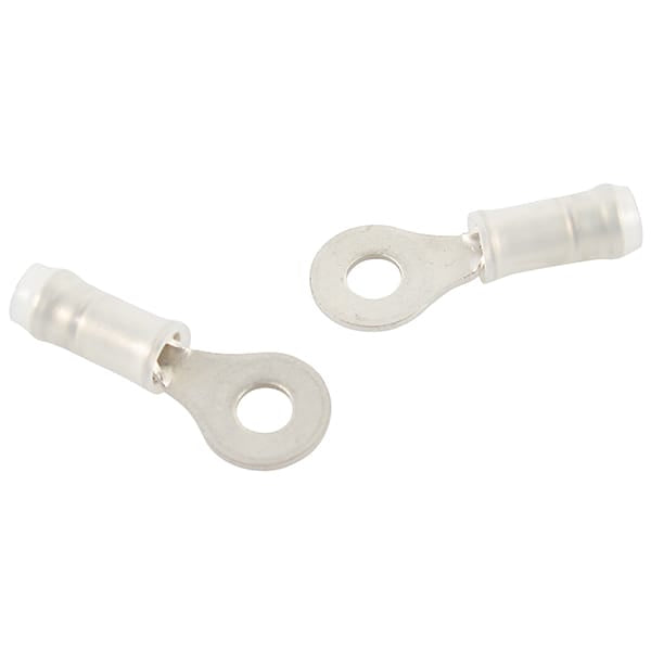 TE Connectivity Aviation Connectors RING TERMINAL/#4 stud/tab size, female, insulated, tin plating, copper material, nylon insulation, 300 VAC. For use with 323985 RING TERMINAL/#4 stud/tab size, female, insulated, tin plating, copper material, nylon insulation, 300 VAC. For use with