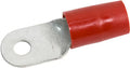 TE Connectivity Aviation Connectors RING TERMINAL/6.35 mm stud/tab size, female, insulated, red, tin plating, copper material, nylon insulation. 324 series. 324053 RING TERMINAL/6.35 mm stud/tab size, female, insulated, red, tin plating, copper material, nylon insulation. 324 series.