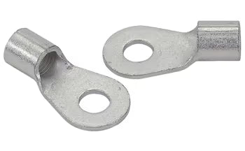 TE Connectivity Aviation Connectors RING TERMINAL/6.35 mm stud/tab size, female, not insulated, tin plating, copper material, 5.89 mm maximum bundle diamete 33465 RING TERMINAL/6.35 mm stud/tab size, female, not insulated, tin plating, copper material, 5.89 mm maximum bundle diamete