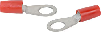 TE Connectivity Aviation Connectors RING TERMINAL/9.53 mm stud/tab size, female, insulated, red, tin plating, copper material, nylon insulation. 324 series. 324045 RING TERMINAL/9.53 mm stud/tab size, female, insulated, red, tin plating, copper material, nylon insulation. 324 series.