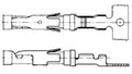 TE Connectivity Aviation Connectors SOCKET ASSEMBLY/Type III series, Female, brass material, MATE-N-LOK series. For use with 18-14 gauge wire. 66360-1 SOCKET ASSEMBLY/Type III series, Female, brass material, MATE-N-LOK series. For use with 18-14 gauge wire.