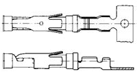TE Connectivity Aviation Connectors SOCKET ASSEMBLY/Type III series, Female, brass material, MATE-N-LOK series. For use with 18-14 gauge wire. 66360-1 SOCKET ASSEMBLY/Type III series, Female, brass material, MATE-N-LOK series. For use with 18-14 gauge wire.