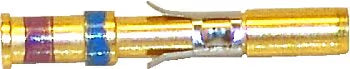 TE Connectivity Aviation Connectors SOCKET CONNECTOR/Female, #16 socket, brass material, gold plating, MATE-N-LOK series 201568-1 SOCKET CONNECTOR/Female, #16 socket, brass material, gold plating, MATE-N-LOK series