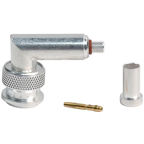 TE Connectivity Aviation Connectors TNC CONNECTOR/Male, plug, right angle, 50 Ohms, 11 GHz, silver. For use with RG-142, RG-142A, RG-142B, RG-400. 5225554-6 TNC CONNECTOR/Male, plug, right angle, 50 Ohms, 11 GHz, silver. For use with RG-142, RG-142A, RG-142B, RG-400.