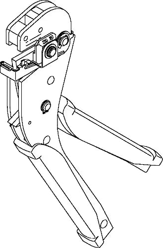 TE Connectivity Aviation Connectors TOOL FRAME/Without dies. 58078-3 TOOL FRAME/Without dies.