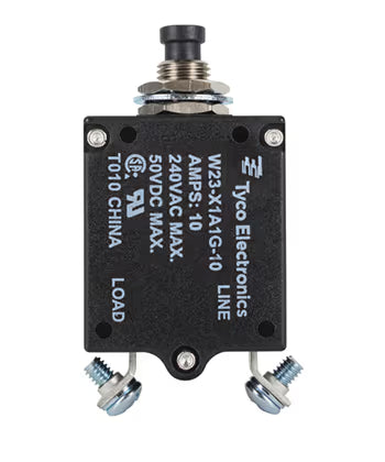 TE Connectivity Aviation Connectors W23 Series Thermal Circuit Breaker 6-1393246-5 W23 Series Thermal Circuit Breaker
