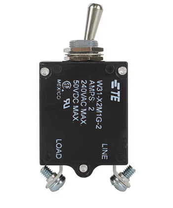 TE Connectivity Aviation Connectors W31 Series Circuit Breaker 3-1393247-4 W31 Series Circuit Breaker