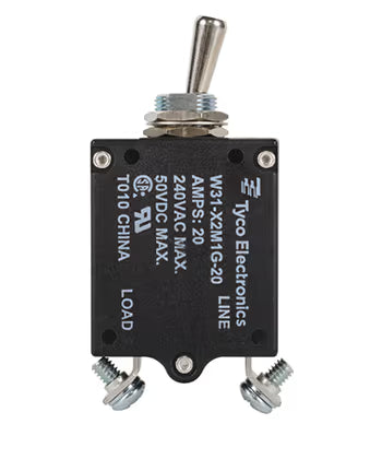 TE Connectivity Aviation Connectors W31 Series Circuit Breaker 3-1393247-5 W31 Series Circuit Breaker