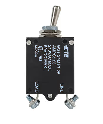TE Connectivity Aviation Connectors W31 Series Circuit Breaker 3-1393247-6 W31 Series Circuit Breaker