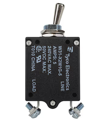 TE Connectivity Aviation Connectors W31 Series Circuit Breaker 4-1393247-2 W31 Series Circuit Breaker