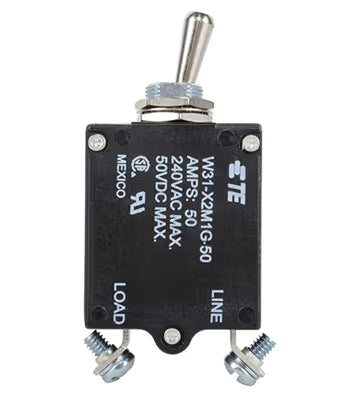 TE Connectivity Aviation Connectors W31 Series Circuit Breaker 4-1393247-3 W31 Series Circuit Breaker