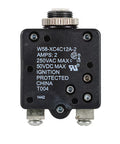 TE Connectivity Aviation Connectors W58 Series Circuit Breaker 4-1393249-2 W58 Series Circuit Breaker