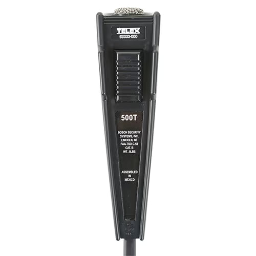 Telex Communications Aviation Audio 500T Electret Hand Microphone 63333-007 500T Electret Hand Microphone