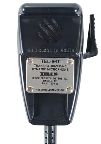 Telex Communications Aviation Audio TEL-66T Dynamic Hand Microphone 60837-001 TEL-66T Dynamic Hand Microphone