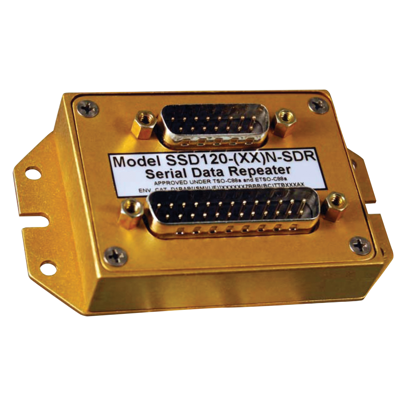 Trans-Cal Industries Flight Instruments SSD120 Serial Data Repeater SSD120-100N-SDR SSD120 Serial Data Repeater
