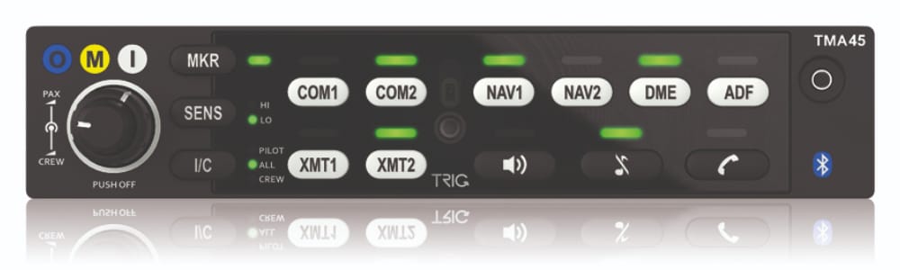 Trig Avionics Aircraft Parts & Accessories Audio Panels: TMA45 Audio Panel, stereo (complete system) 01802-01-01 Audio Panels: TMA45 Audio Panel, stereo (complete system)