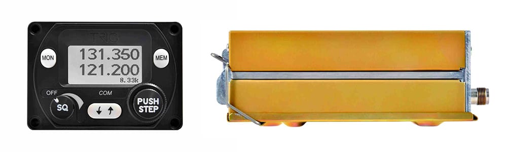 Trig Avionics Aircraft Parts & Accessories Compact Radio: TY92 VHF Radio, 16 watt with dual TC90 controllers (complete system) 01452-00 Compact Radio: TY92 VHF Radio, 16 watt with dual TC90 controllers (complete system)