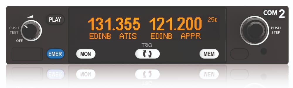 Trig Avionics Aircraft Parts & Accessories Stack Radios: TY96 VHF Radio, 8.33 kHz 10 watt (complete system) 01227-00-01 Stack Radios: TY96 VHF Radio, 8.33 kHz 10 watt (complete system)