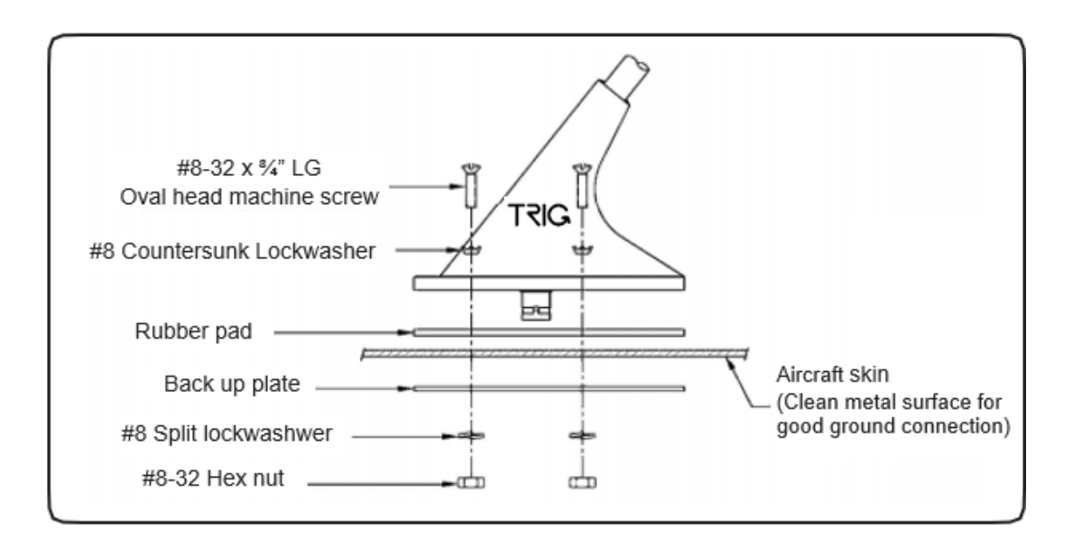 Trig Avionics Aircraft Parts & Accessories TA10 VHF Com Antenna: TA10 - VHF Com antenna - straight 02451-00 TA10 VHF Com Antenna: TA10 - VHF Com antenna - straight