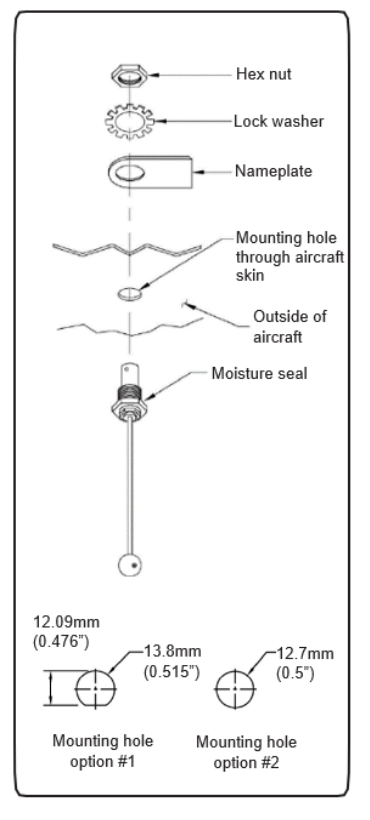 Trig Avionics Aircraft Parts & Accessories TA12 Transponder Antenna: TA12 - Transponder antenna - 'rod and ball' 02450-00 TA12 Transponder Antenna: TA12 - Transponder antenna - 'rod and ball'