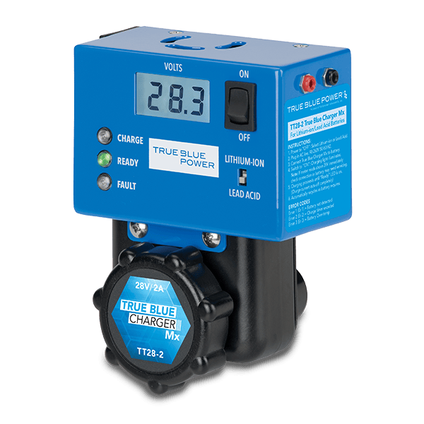True Blue Power True Blue Power Mx TT28-2 Battery Charger (2.5 amp, Lithium-ion & Lead-acid, MS-3509 direct connect) 282-101 True Blue Power Mx TT28-2 Battery Charger (2.5 amp, Lithium-ion & Lead-acid, MS-3509 direct connect)