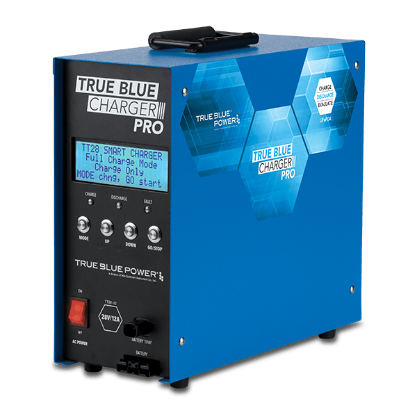 True Blue Power True Blue Power PRO TT28-12 Battery Tester/Charger (12.5 amp, Charge/Discharge/Test, Lithium-ion & Lead-acid) ACM-1260-101 True Blue Power PRO TT28-12 Battery Tester/Charger (12.5 amp, Charge/Discharge/Test, Lithium-ion & Lead-acid)