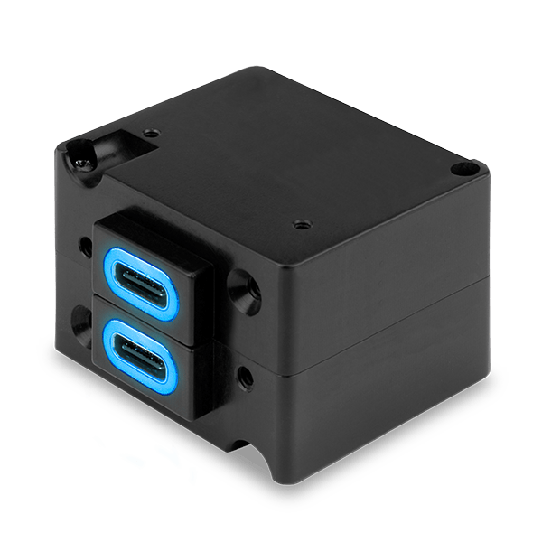 True Blue Power True Blue Power TA245 USB Charger Dual Port (USB-C PD/PPS, 12-32 VDC, Rear connector, Lighted, 45W+45W) 6430245-13 True Blue Power TA245 USB Charger Dual Port (USB-C PD/PPS, 12-32 VDC, Rear connector, Lighted, 45W+45W)