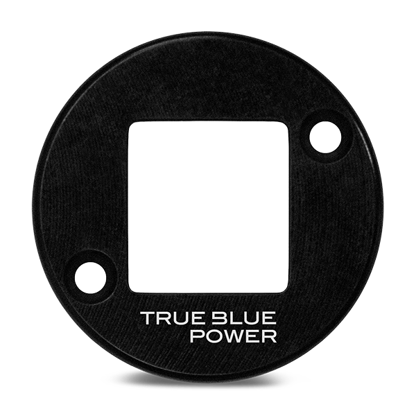 True Blue Power True Blue Power USB Charger Faceplate (Dual port, Circular, Rear mount) 9019384-4 True Blue Power USB Charger Faceplate (Dual port, Circular, Rear mount)