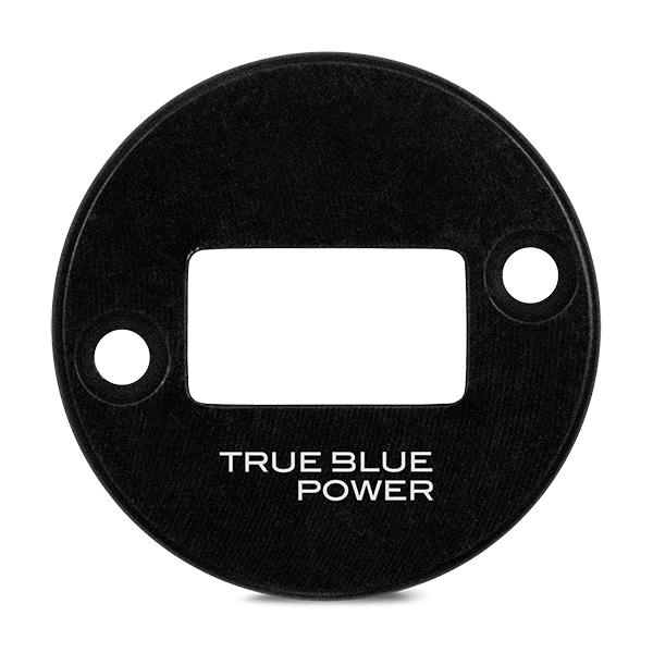 True Blue Power True Blue Power USB Charger Faceplate (Single port, Circular, Rear mount) 9019384-3 True Blue Power USB Charger Faceplate (Single port, Circular, Rear mount)