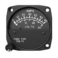 UMA Instruments Flight Instruments Dual Ammeter Voltmeter 15-200-100 Dual Ammeter Voltmeter