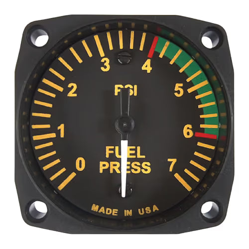 UMA Instruments Flight Instruments Electronic Fuel Pressure Indicator 4-360-007A Electronic Fuel Pressure Indicator