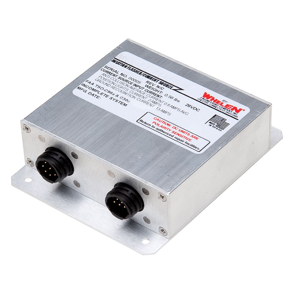 Whelen Engineering Aircraft Lighting 71234 Series LED Flasher/Current Source 01-0771234-03 71234 Series LED Flasher/Current Source