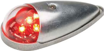 Whelen Engineering Aircraft Lighting LED POSITION LIGHT/Red, 14V. 01-0771105-02 7110502 (WAT replacement for Pulsar N - 11-1280-A-12-R) - Navigation -